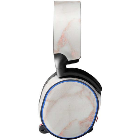 Rose Gold Marble SteelSeries Arctis 3 Skin